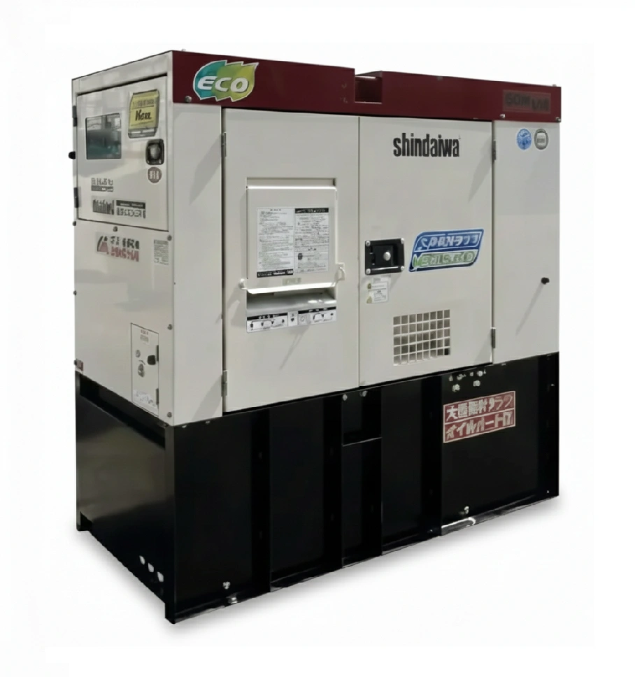Shindaiwa DGM600MK-P<br>60 kVA Super Silent  Diesel Generator Powered by Kubota