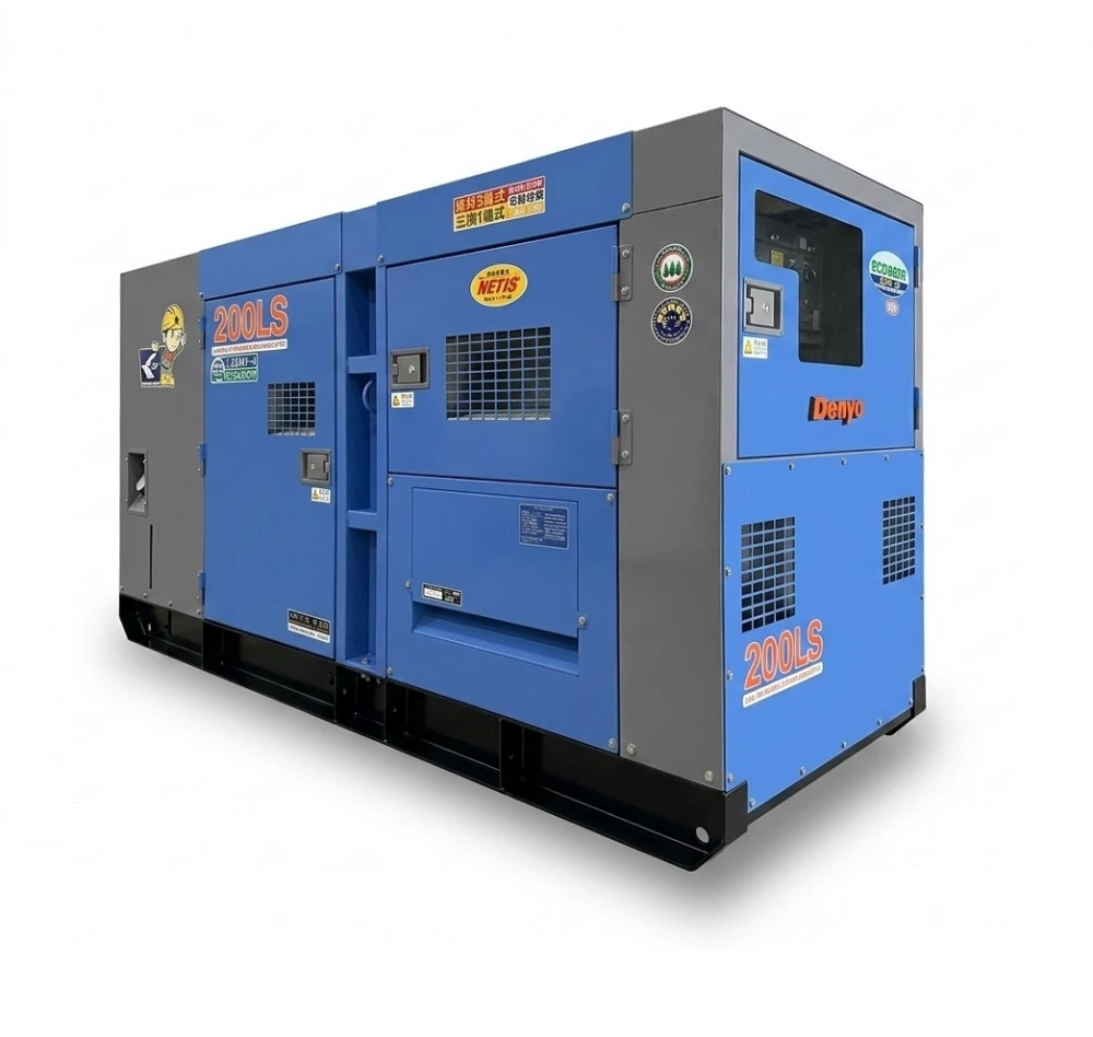 Denyo DCA-200LSK<br>200 kVA Super Silent  Diesel Generator Powered by Komatsu