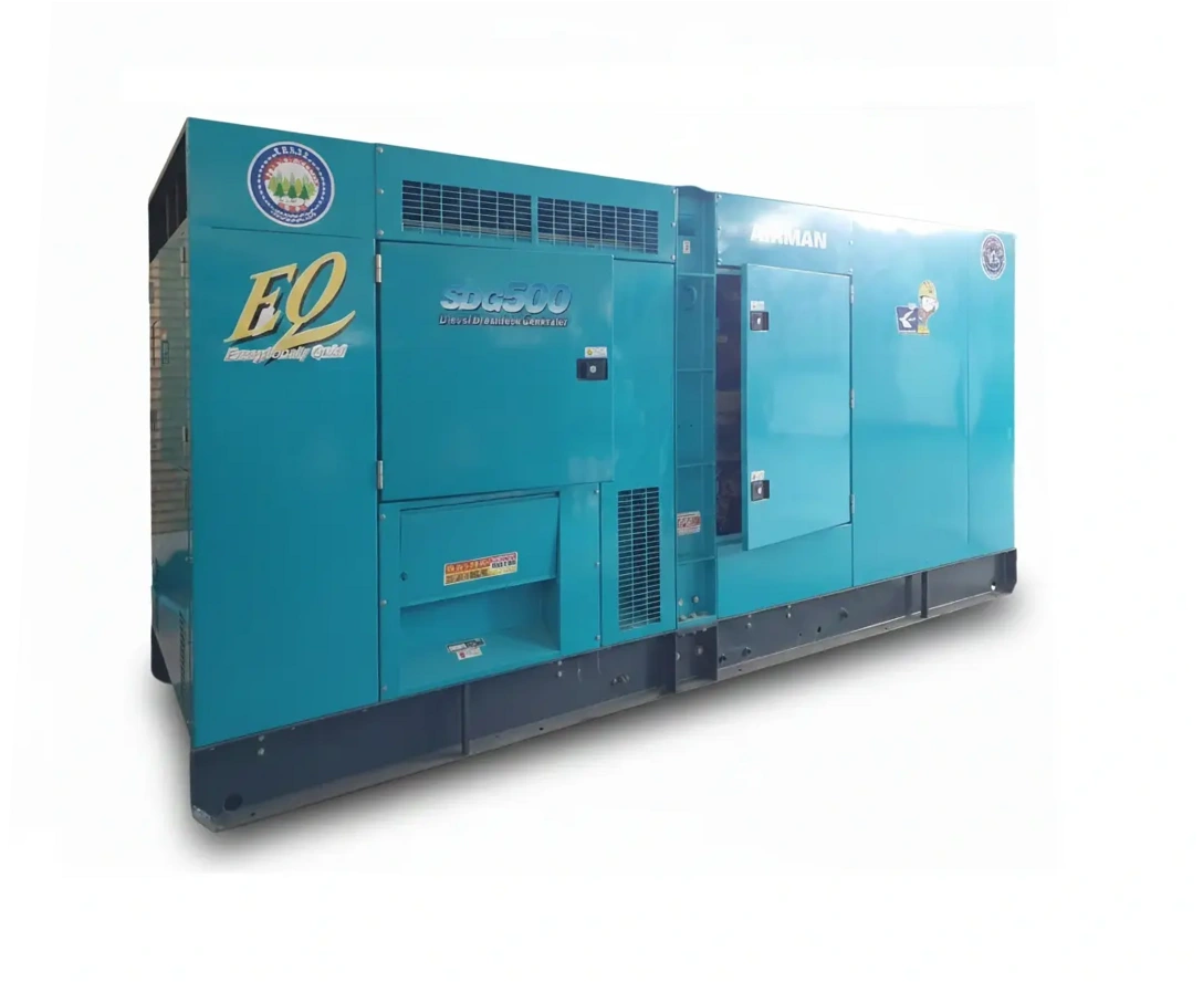 Airman SDG500<br>500 kVA Super Silent  Diesel Generator Powered by Mitsubishi